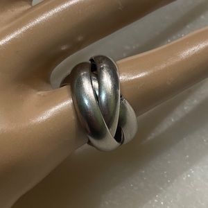 Vintage Sterling Silver Infinity Ring 925